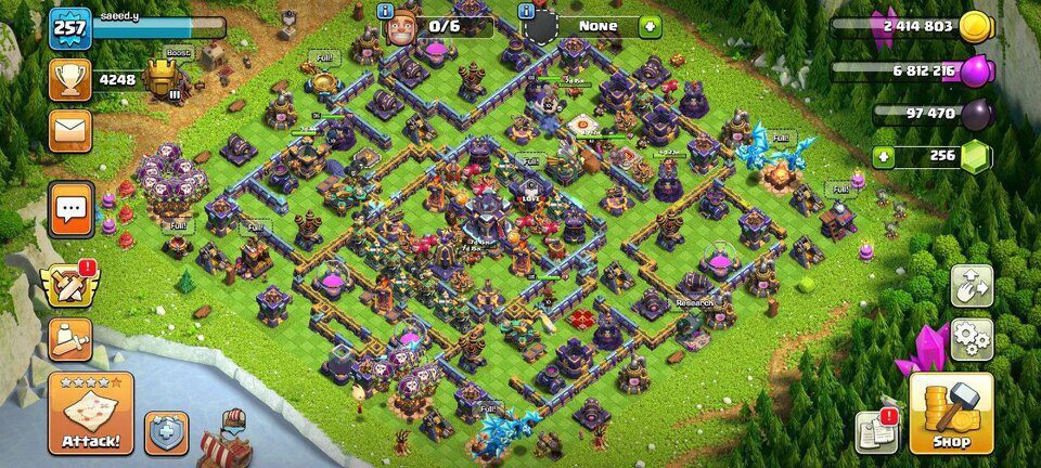 Clash of Clans bases for sale