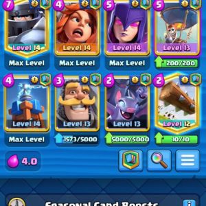 Royale Account – Level 35 | 4 Max Card