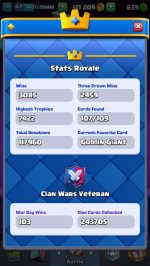 Clash Royale Account – Level 47 | 31 Card Level 14
