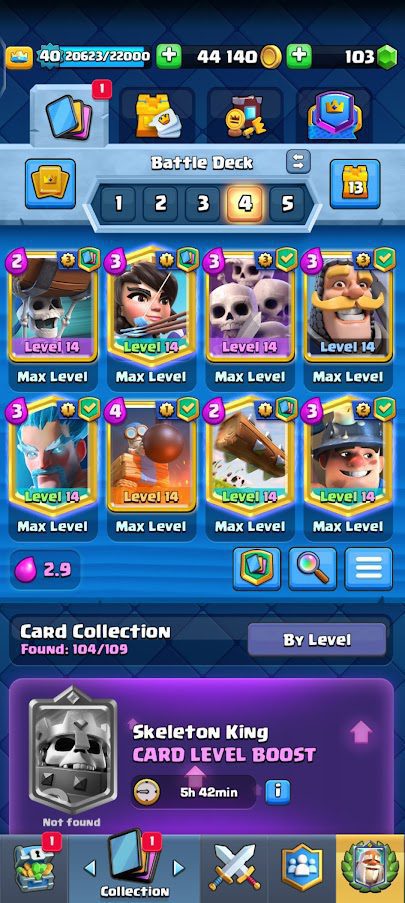 Clash Royale Account – Level 40 | 11 Max Card