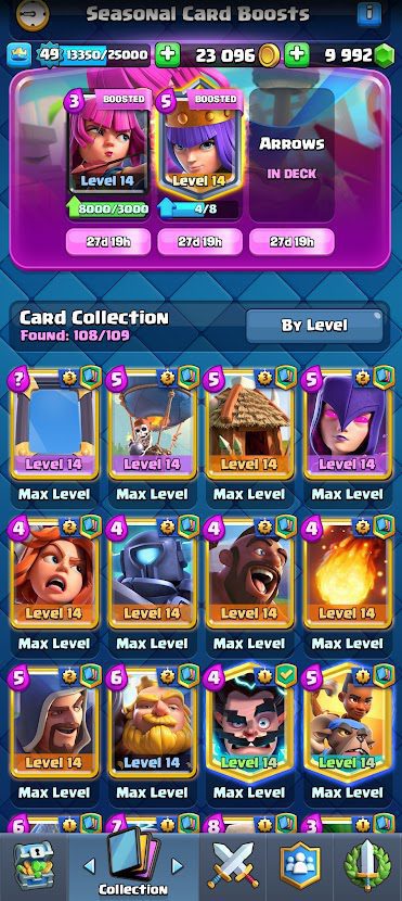 Clash Royale Account – Level 49 | 32 Max Card