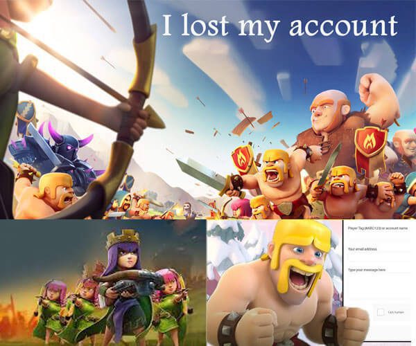 recover clash of clans account